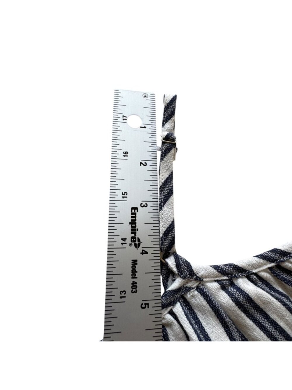 Cold Shoulder Top Women's Size S/P Black White Striped Ruffled Sleeves Cotton - Picture 11 of 12